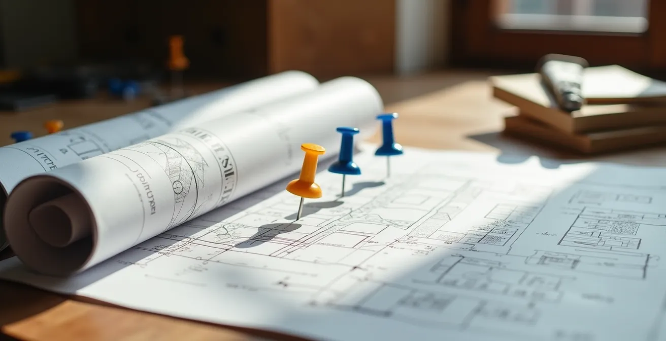 Vista de calendario con marcadores de hitos importantes en proyecto arquitectónico