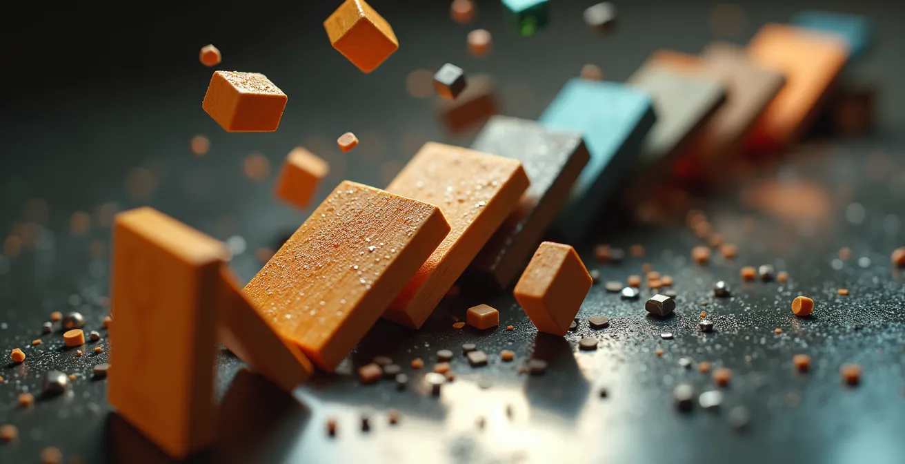 Visualización del efecto dominó en brechas de seguridad de datos personales