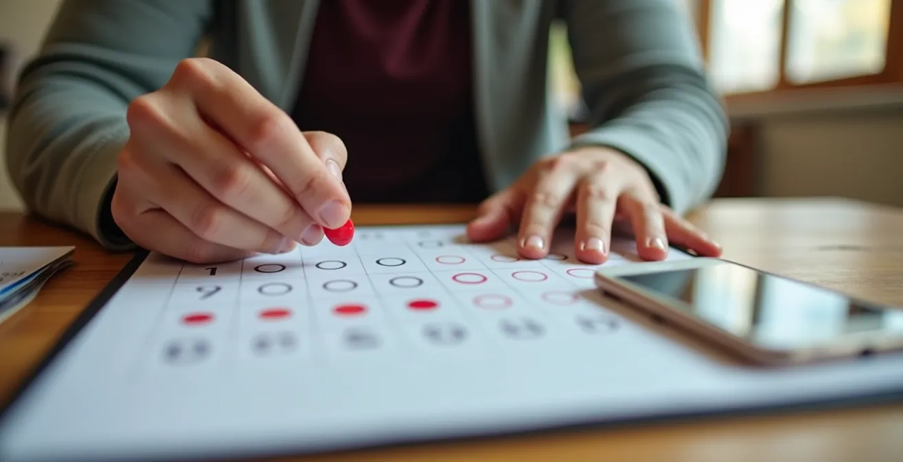 Calendario con recordatorios visuales y tarjeta bancaria virtual para gestionar pruebas gratuitas